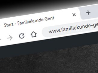 Website Familiekunde Gent